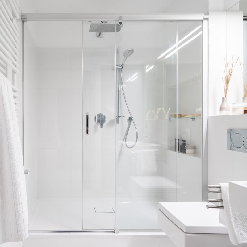 Modern Shower with Niche Storage